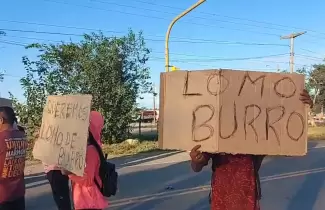 corte de ruta MONTERRICO