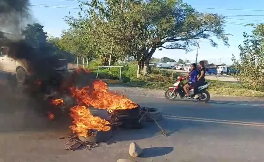 corte de ruta MONTERRICO