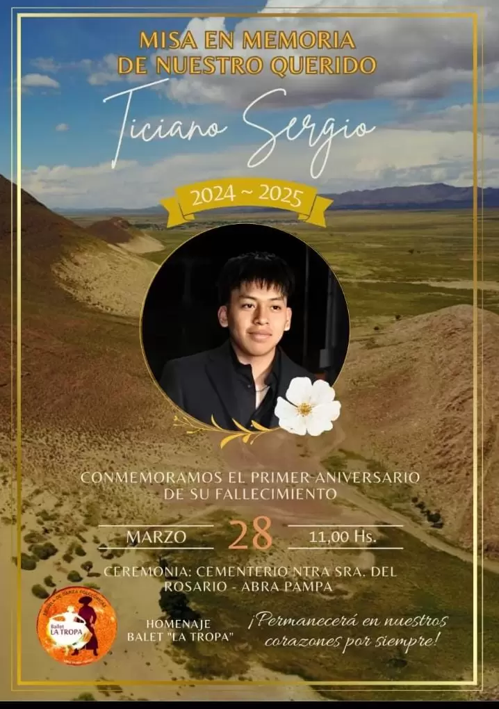 Misa en honor a Tiziano Tejerina