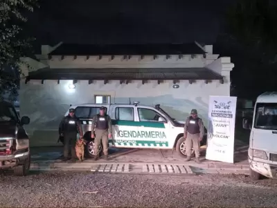 gendarmeria volcan cocaina