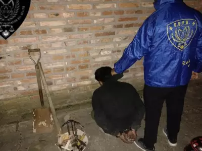 hombre detenido en el parque san martin