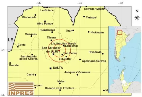 Mapa temblor