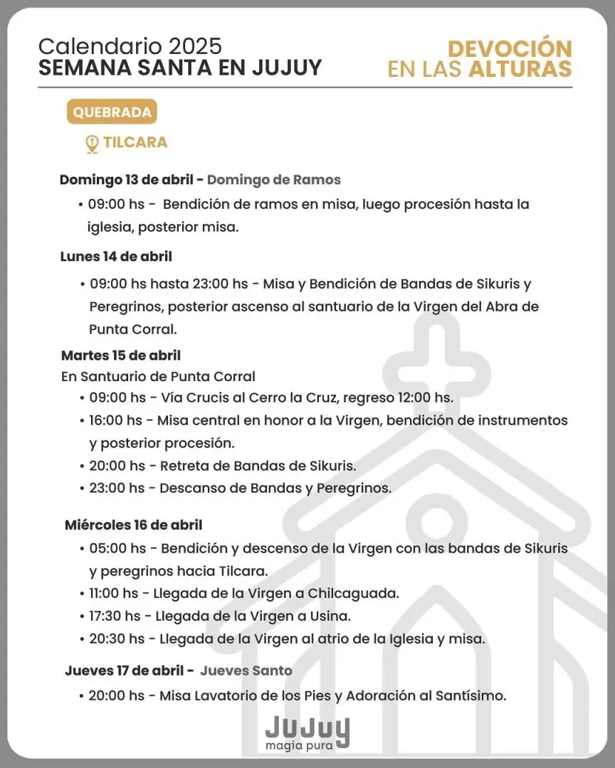 Devocion en las alturas
