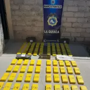 Golpe al narcotráfico en La Quiaca: secuestraron más de 83 kilos de cocaína y detuvieron a dos personas