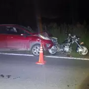 Siniestro vial en Ruta 66: murió el conductor de la moto que fue impactada por un auto