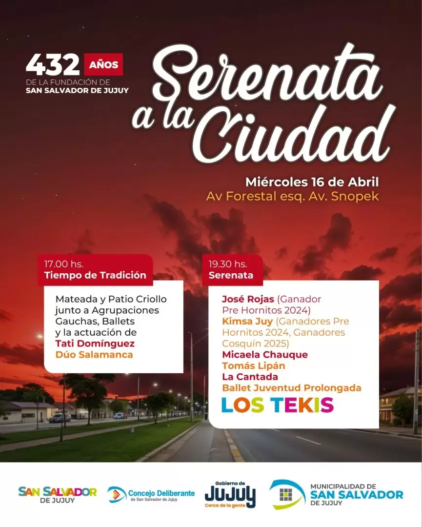 Flyer Serenata a la Ciudad