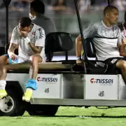 Neymar se lesion� otra vez y llor� en su regreso al Brasileirao