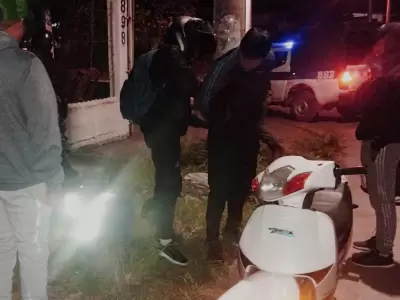 pareja detenida en barrio santa rita