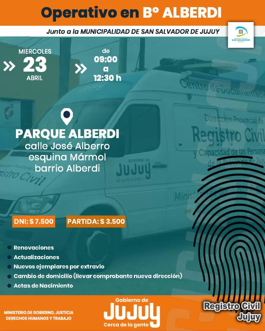 operativo registro civil