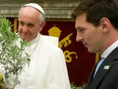 Messi con Francisco