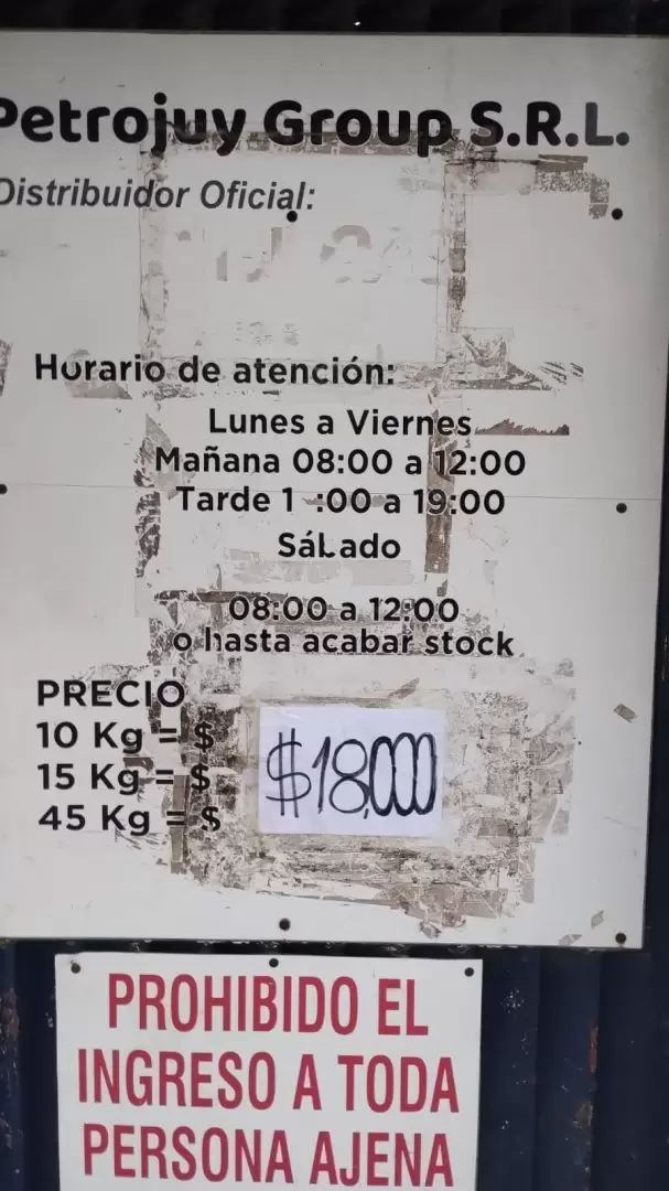 Precio de la garrafa abril 2025