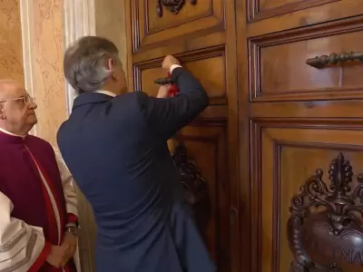 cierre de la residencia del palacio apostolico