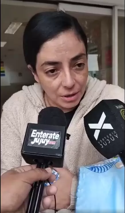 Alejandra Argota, madre del bebé