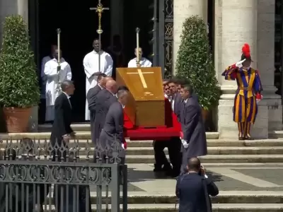 Luego de un multitudinario funeral, el papa Francisco ya descansa en la bas�lica de Santa Mar�a la Mayor