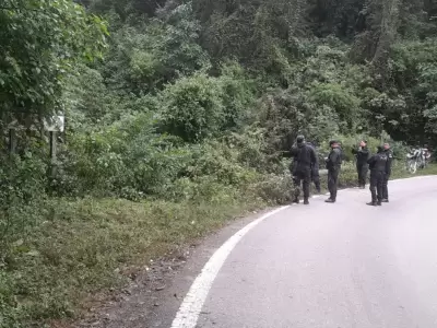 cuerpo hallado en la cornisa