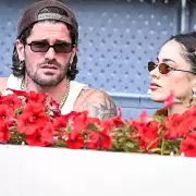 Tini Stoessel y Rodrigo De Paul se mostraron juntos en el Mutua Madrid Open