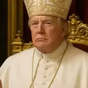 Donald Trump public� una foto suya vestido como papa