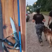 Con la intervenci�n de un perro de la Polic�a, un violento sujeto fue aprehendido en barrio Belgrano