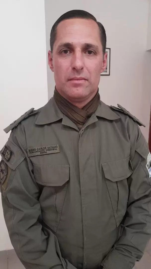 Comandante Principal Carlos Octavio Bueno - Jefe de Escuadr�n 53 de Gendarmer�a Nacional