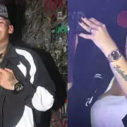 Wanda Nara apareció en el show de despedida de L-Gante y un gesto del músico desató un escándalo en las redes