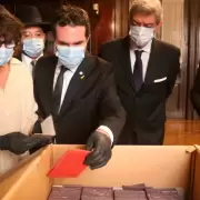 Encontraron cajas con material de propaganda nazi que estaban hace 84 a�os en la Corte Suprema