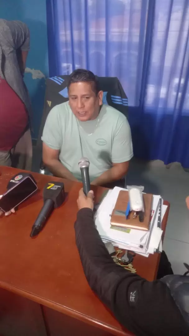 Sergio Ju�rez, secretario general del Sindicato de Obreros y Empleados del Az�car del Ingenio La Esperanza
