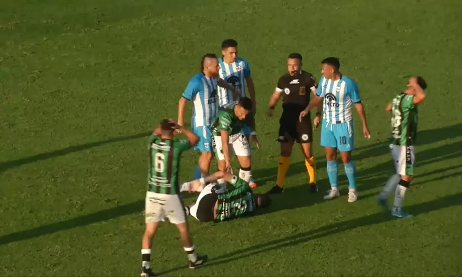 lesión cancha de Gimnasia