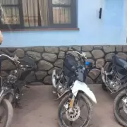 Tras realizar allanamientos simultáneos, recuperaron tres motocicletas robabas en Libertador