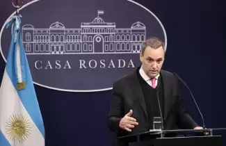 Manuel Adorni, vocero presidencial