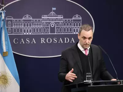 Manuel Adorni, vocero presidencial