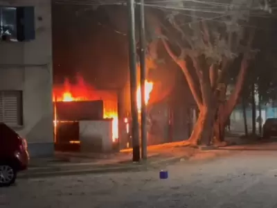 incendio en San Pedrito