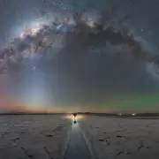Una foto tomada en las Salinas Grandes de Jujuy fue elegida entre "las mejores del mundo de la vía láctea"