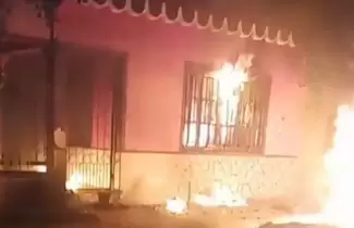 casa quemada en Fraile Pintado