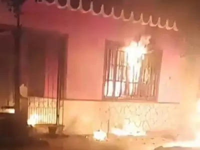casa quemada en Fraile Pintado