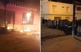 incendio e incidentes en Fraile Pintado