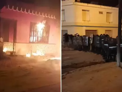 incendio e incidentes en Fraile Pintado