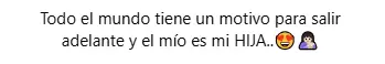 la frase de la biografia de tamara fierro en facebook