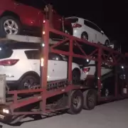 Volcán: descubrieron más de 170 kilos de hojas de coca ocultos en autos transportados por un camión