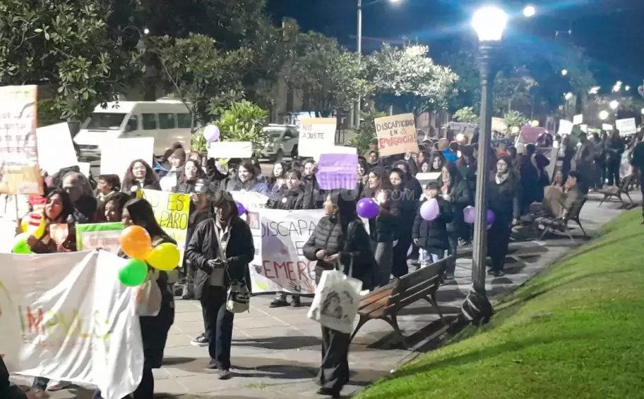 marcha por la discapacidad en crisis