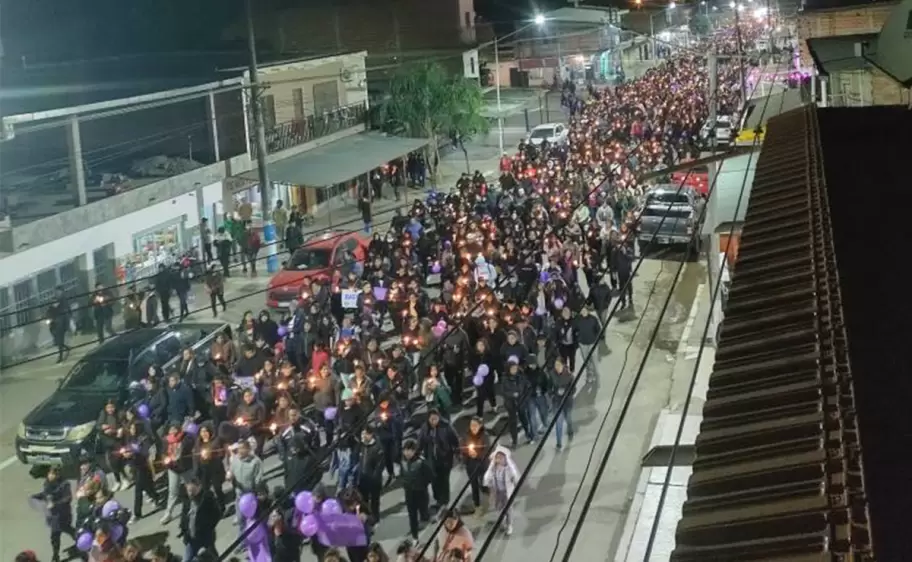 marcha masiva Fraile Pintado
