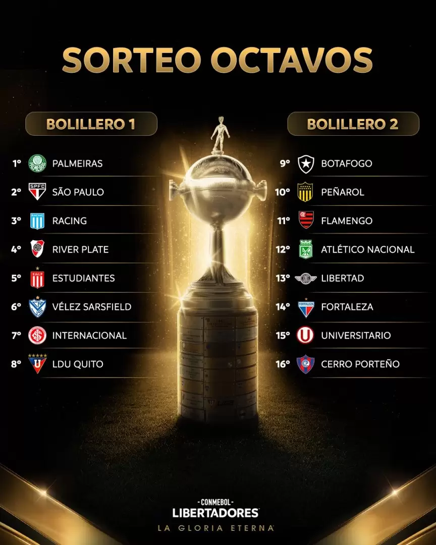 Bolillero octavos de final