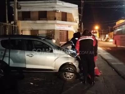 siniestro vial barrio Gorriti