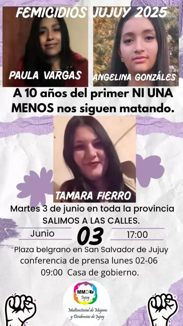 convocatoria ni una menos