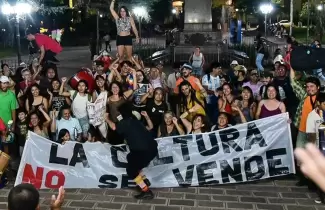 la cultura no se vende plaza Belgrano