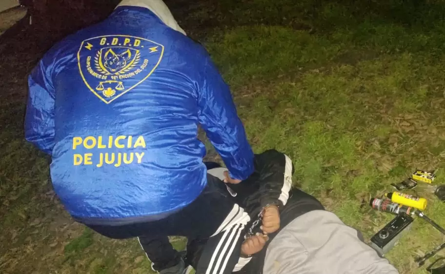 detenido robo