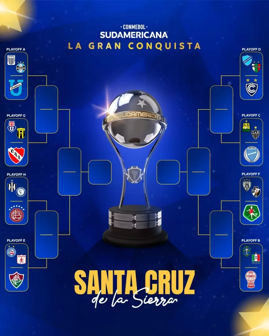 Cuadro de octavos de final de Copa Sudamericana