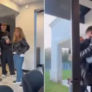 Un futbolista de la Selecci�n Argentina sorprendi� a sus padres con un regalo inolvidable