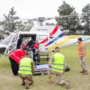La eficiente coordinaci�n m�dica y a�rea del sistema de emergencia salv� una vida en Yaquispampa