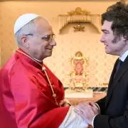 Milei se reuni� con Le�n XIV y el Papa le confirm� que visitar� la Argentina