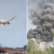 Tragedia aérea en la India: un avión con más de 240 pasajeros se estrelló minutos después del despegue